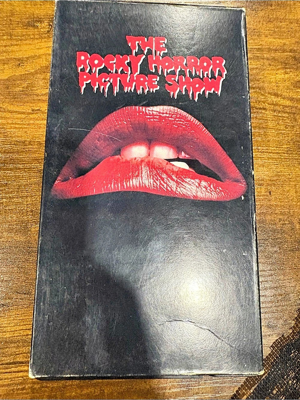 Fox Video The Rocky Horror Picture Show VHS Tape Black & Red